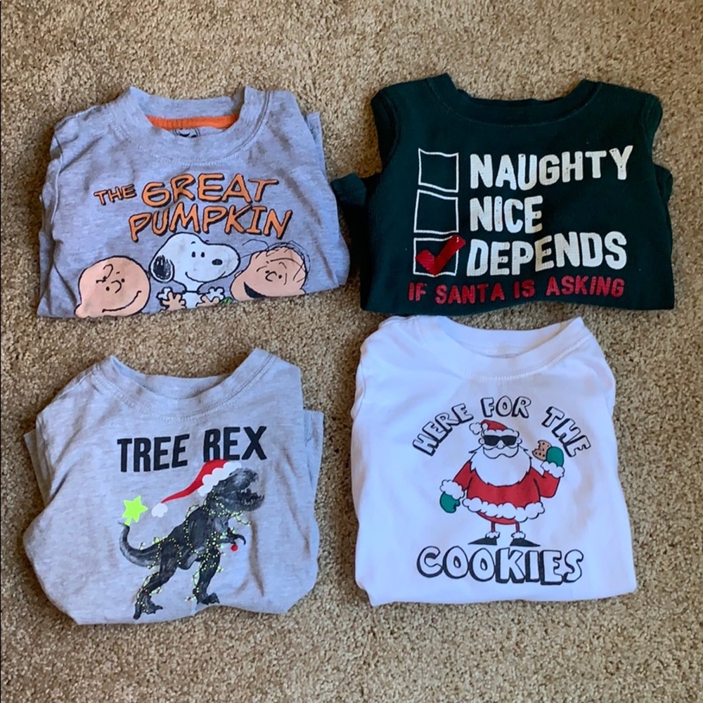 24m Holiday Shirt Bundle